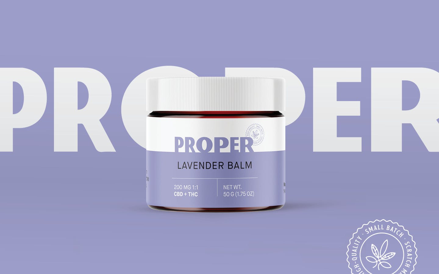 Lavender Balm (1:1 CBD+THC) - 200mg