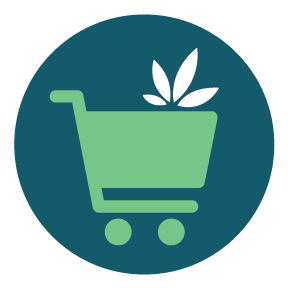 Kush Cart PDX West logo - Cannabis delivery service in Rainier