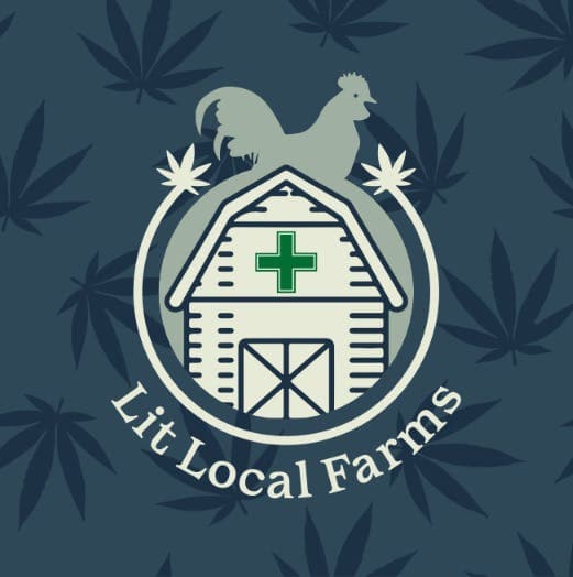 Lit Local Farms logo - Cannabis delivery service in Bangor