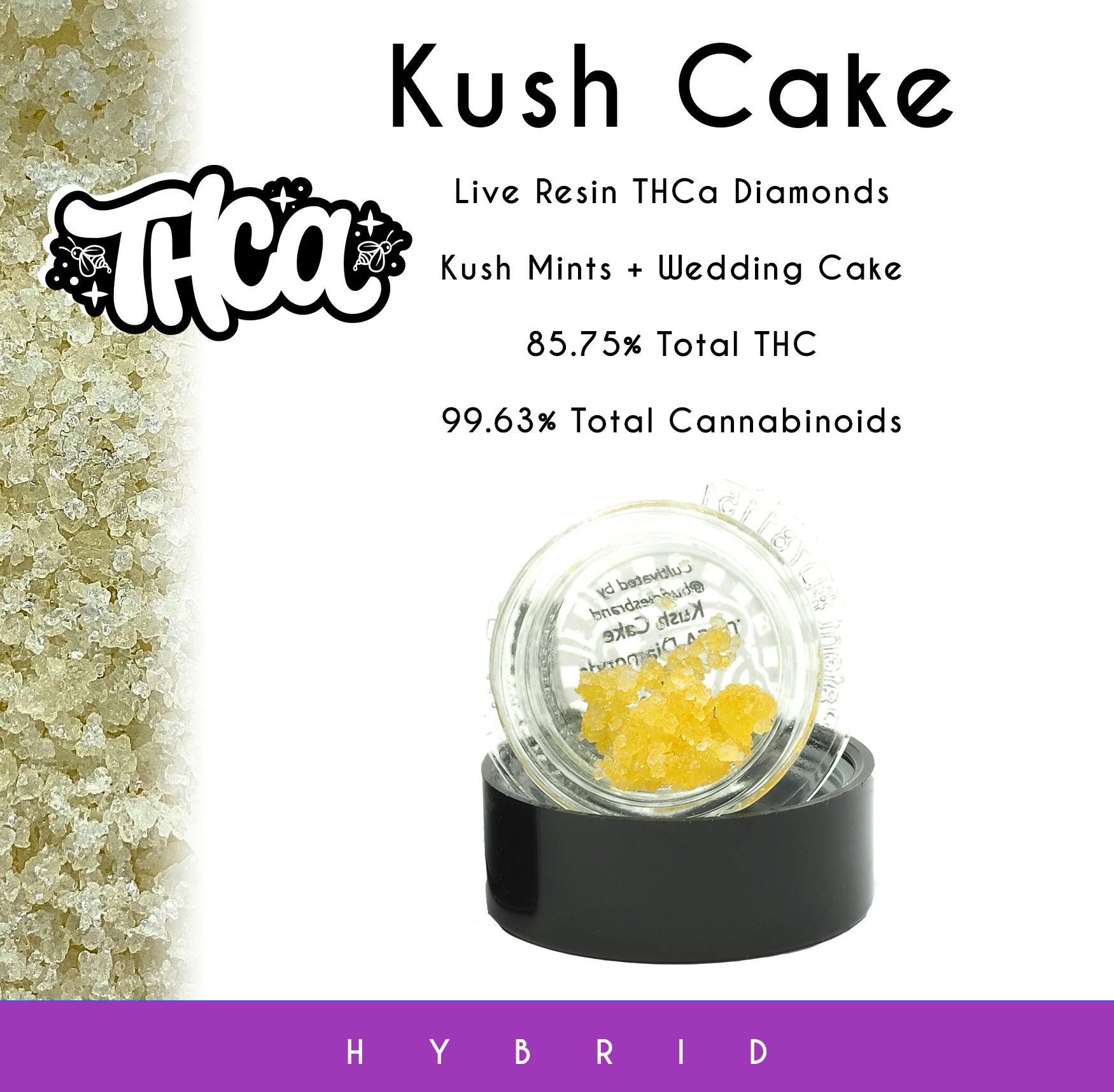 Beezle THCa Diamonds - Kush Cake