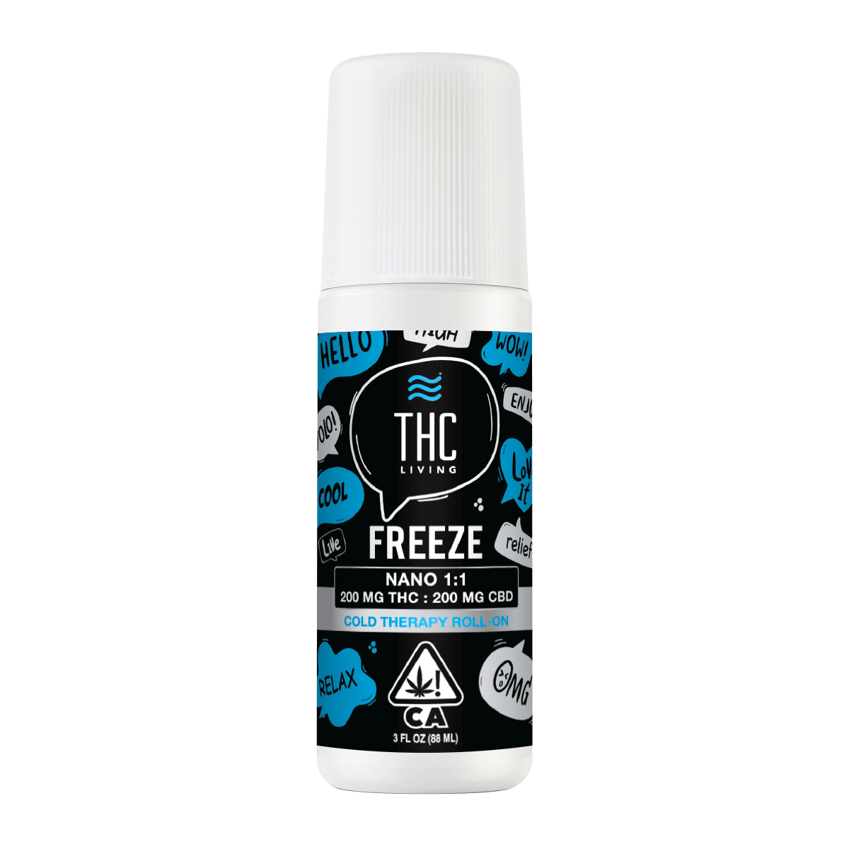 THC Living Freeze 1:1 (200mg THC:200mg CBD)