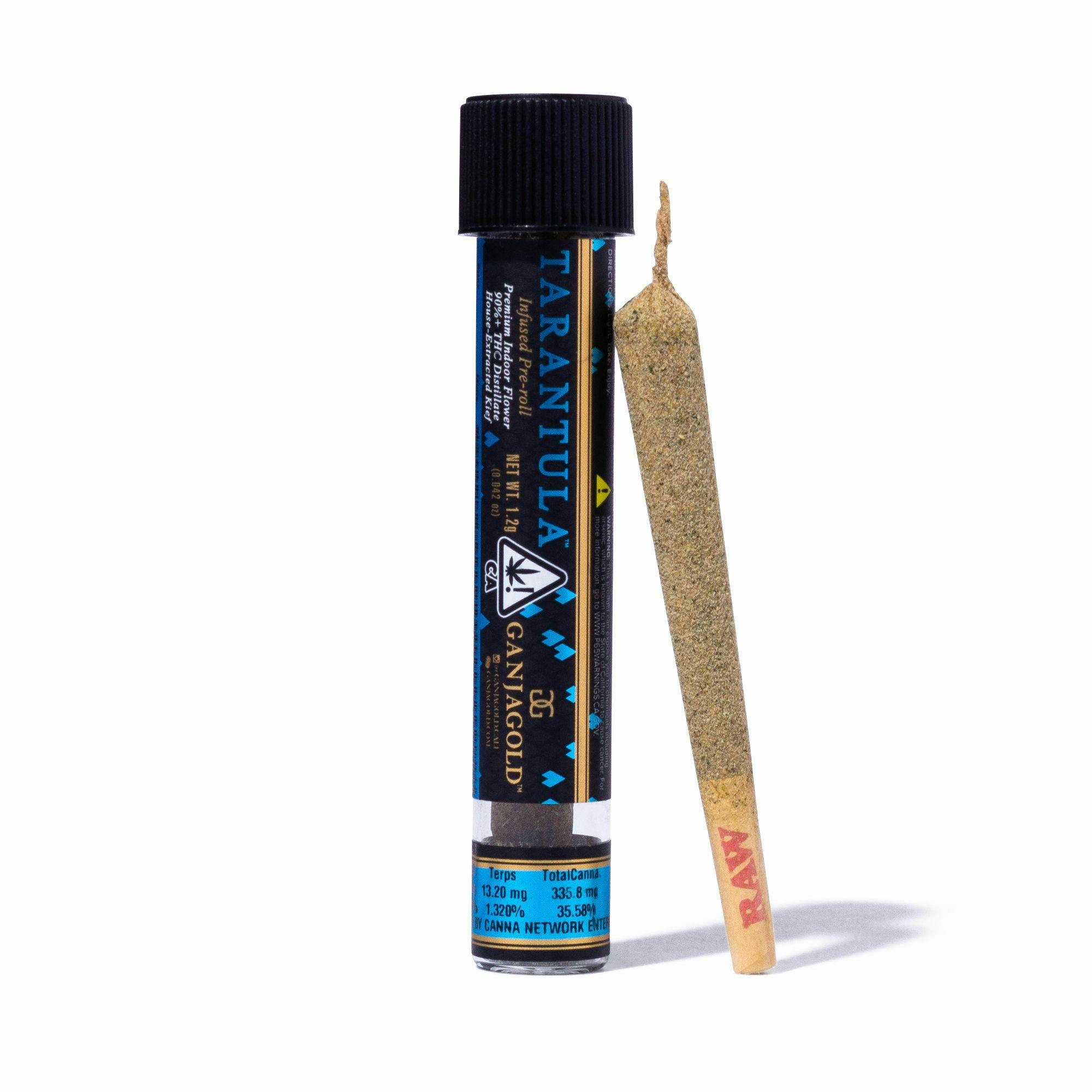 Blue Tarantula (Guerrilla Breath) Infused Strain Specific Pre-Roll (1.2g)
