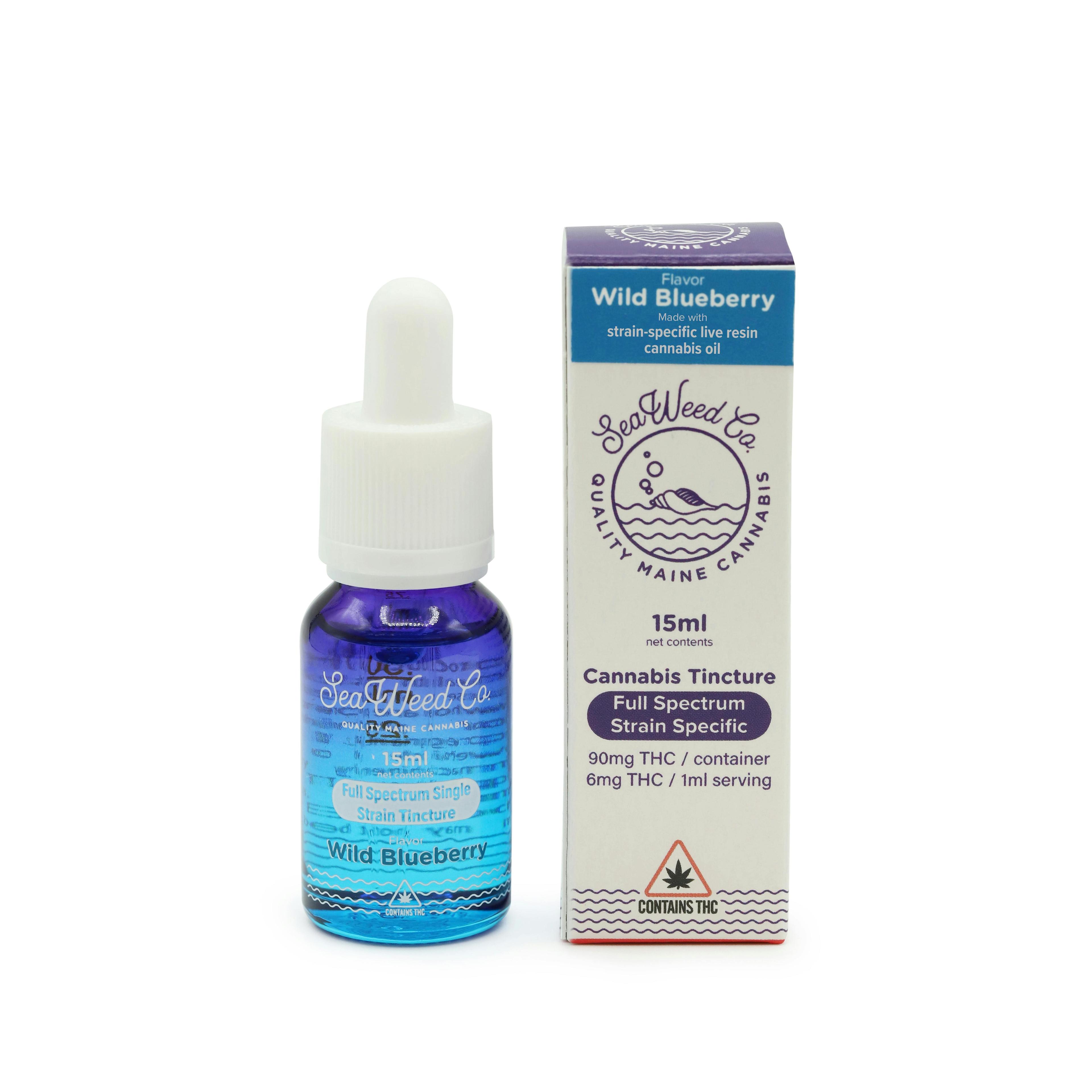 SWC - Star Pebbles strain - Wild Blueberry LR Tincture - 90mg