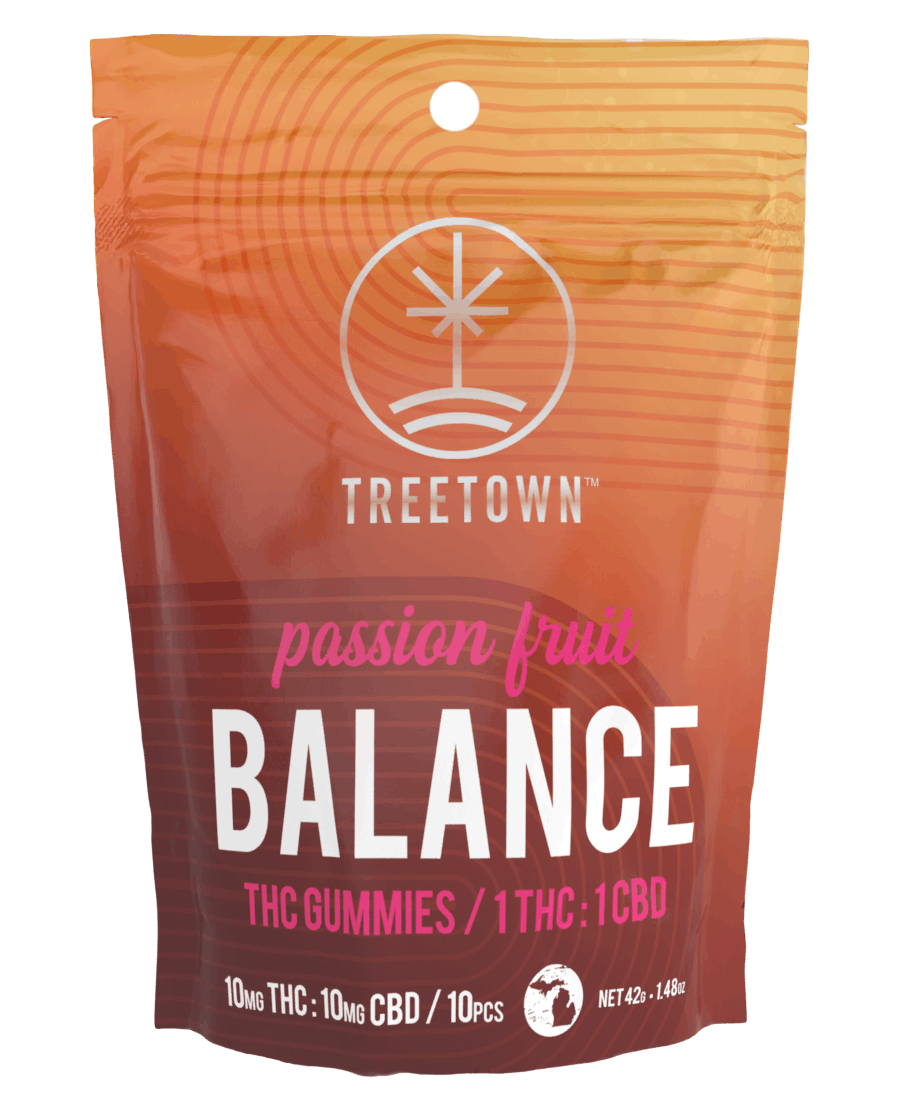 Balance Passion Fruit Gummies - 1 THC : 1 CBD
