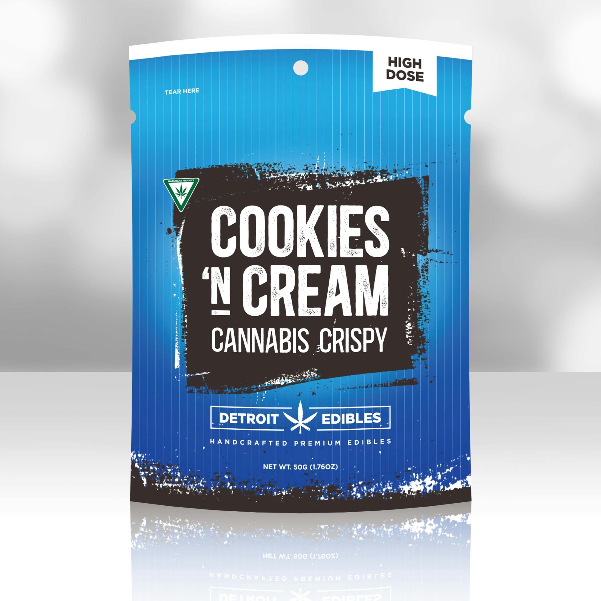 Cookies 'N Cream Cannabis Crispy - High Dose