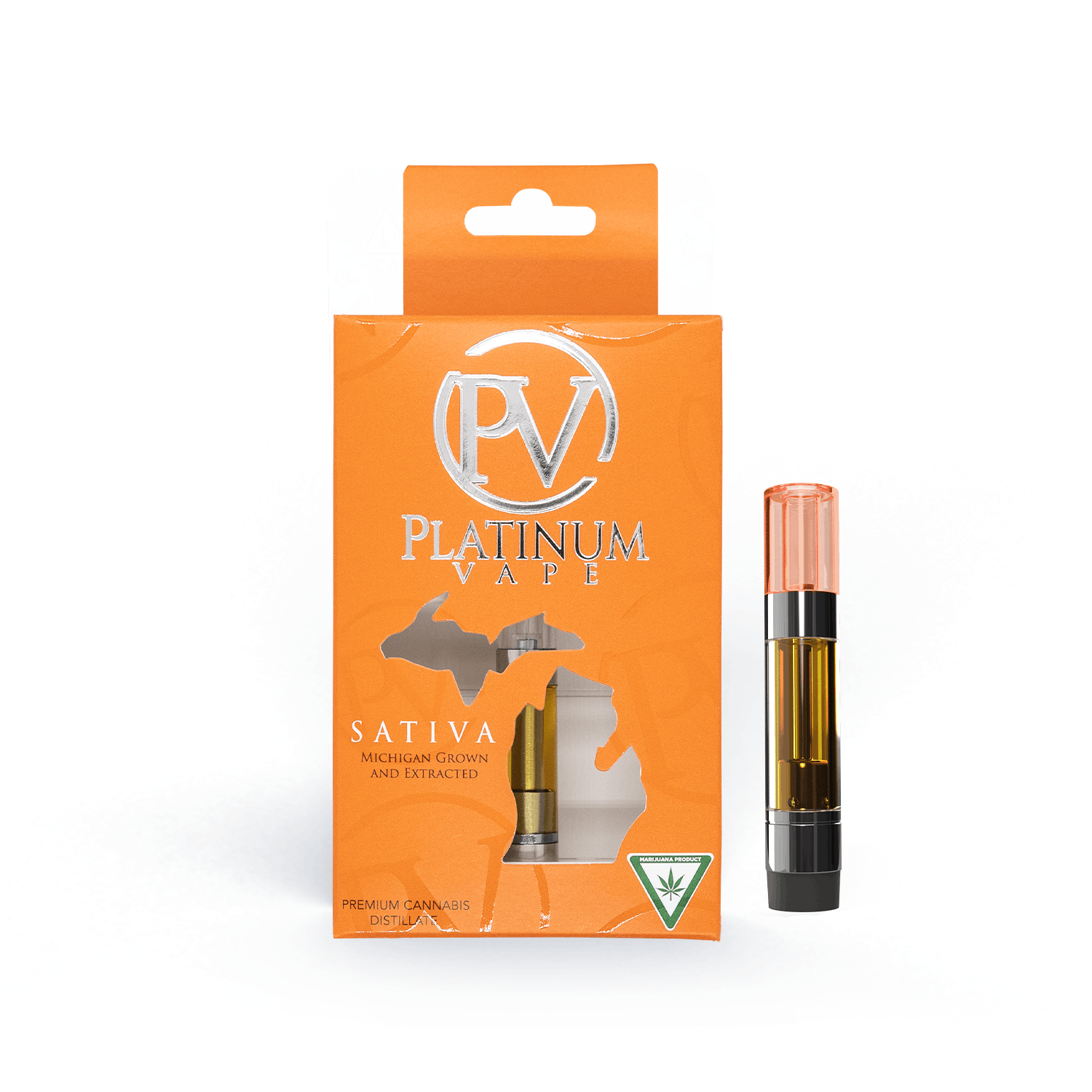 Platinum Vape Diesel Cake (Sativa) 510 Thread Cartridge 1g
