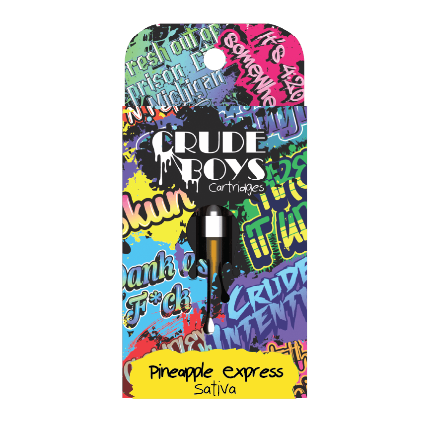 Crude Boys 1g Cartridge - Pineapple Express (Sativa)
