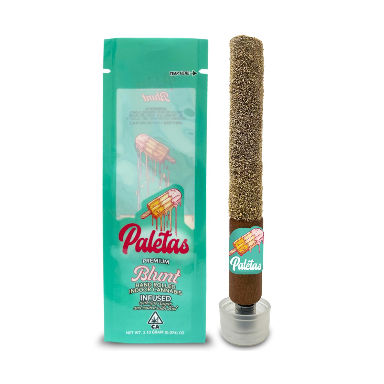 Paletas: Lemon Cherry Gelato- Premium Infused Blunt (2.1g)