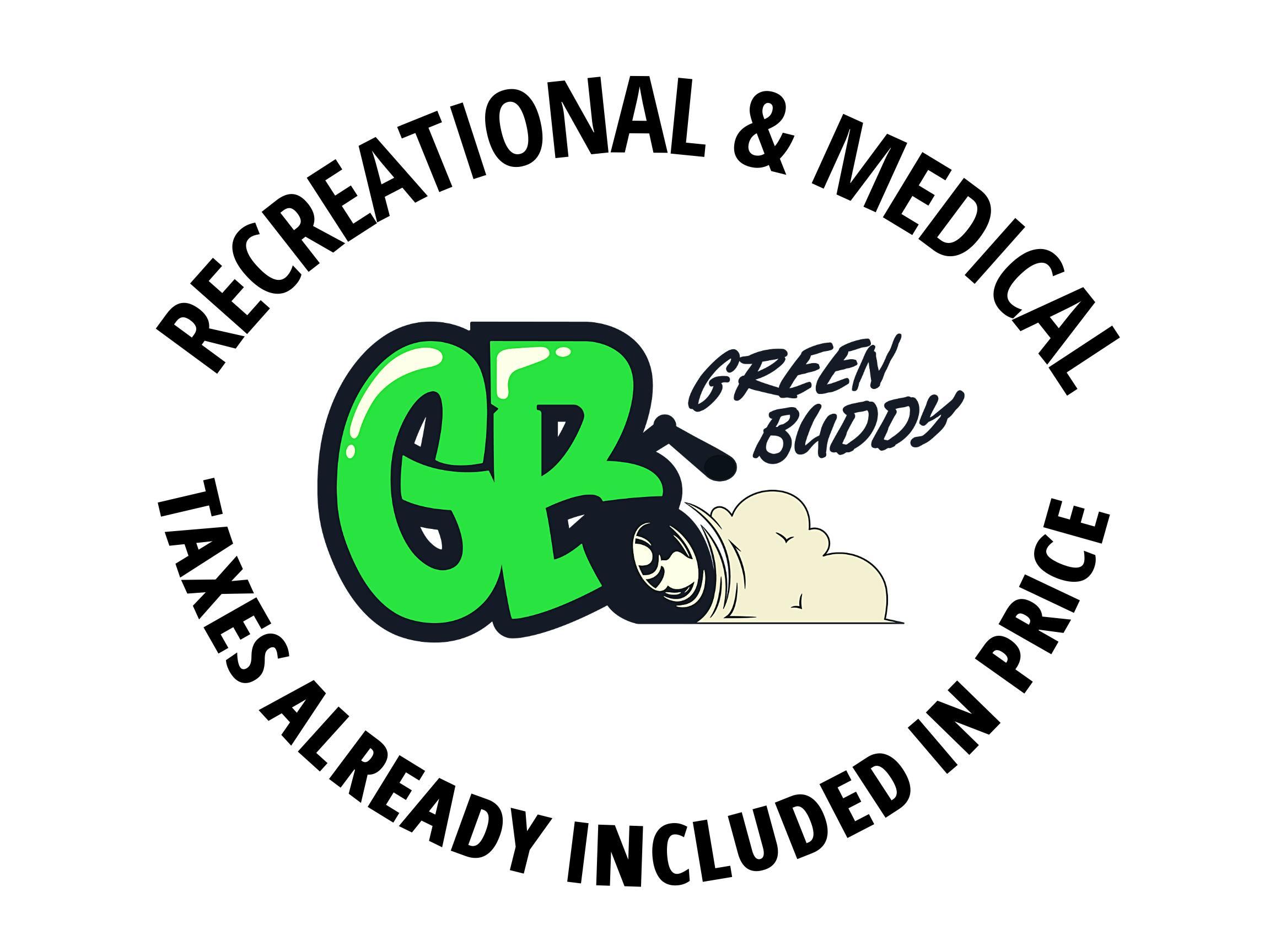 Green Buddy logo - Cannabis delivery service in Ontario / Montclair