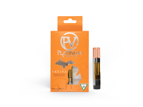 Platinum Vape Jack the Ripper (Sativa) 510 thread cartridge 1g
