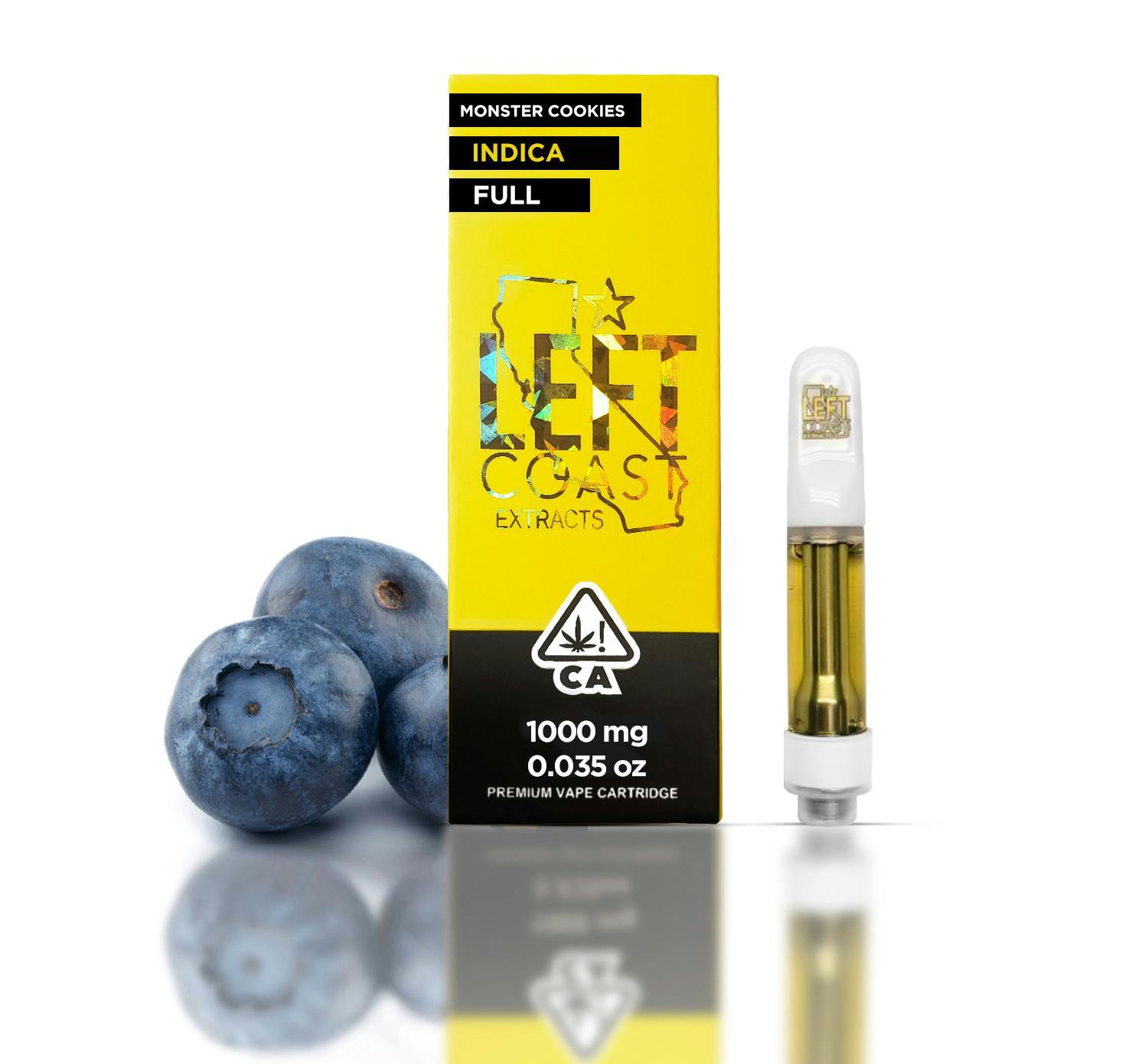 Monster Cookies- Premium THC Cartridge 1G