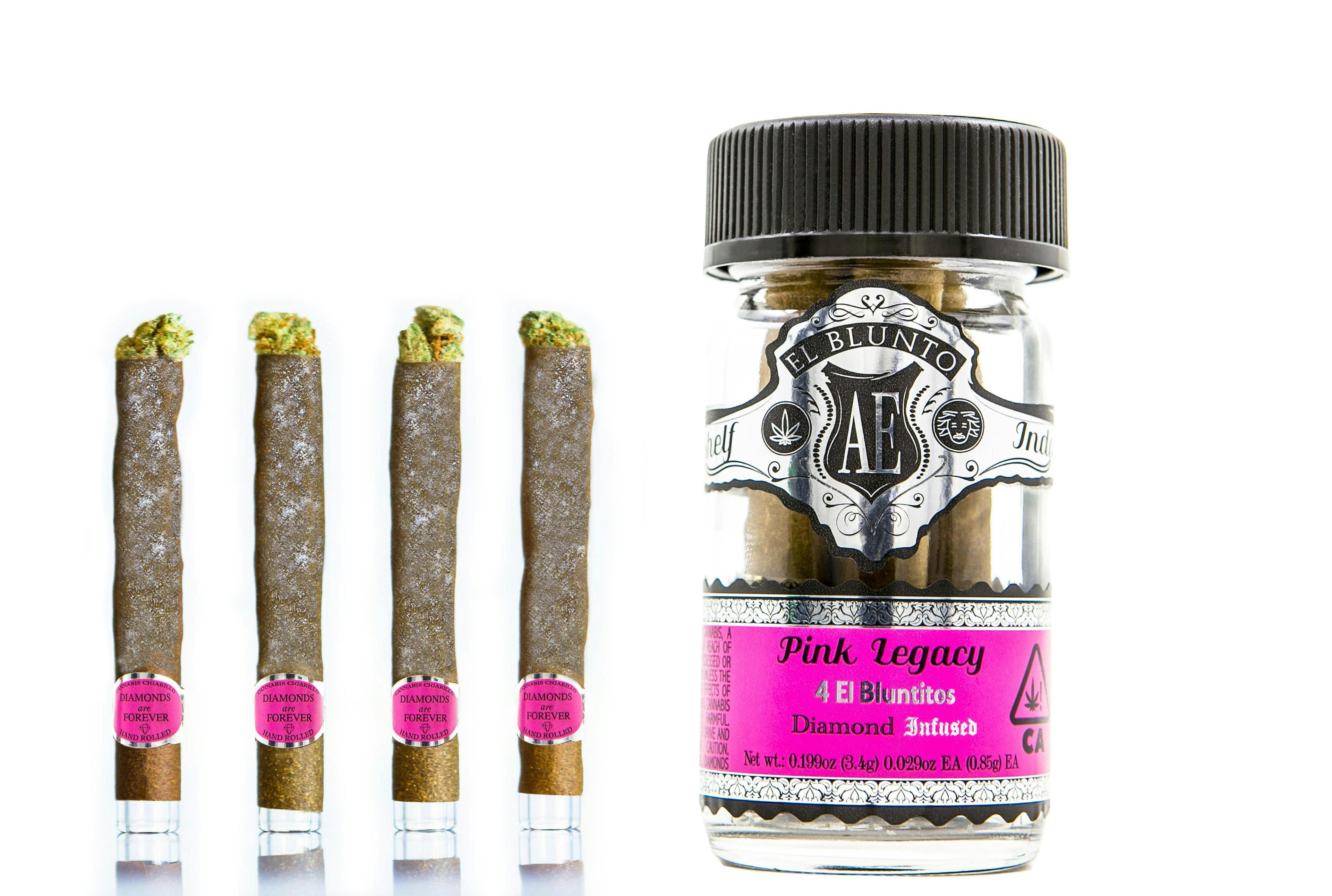 El Bluntito 4-Pack Diamond Infused - Pink Legacy - 4 x .85G [Mini Blunt]