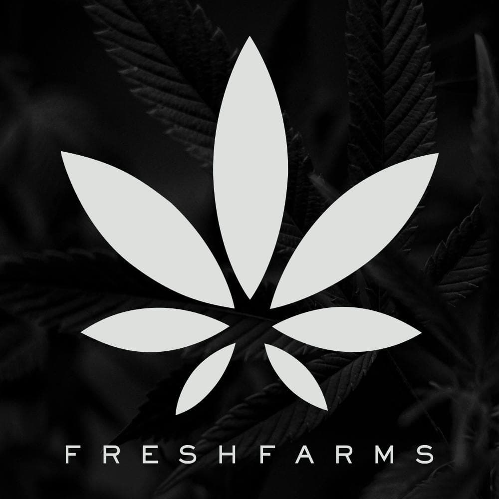 LA Fresh Farms storefront banner - recreational marijuana dispensary