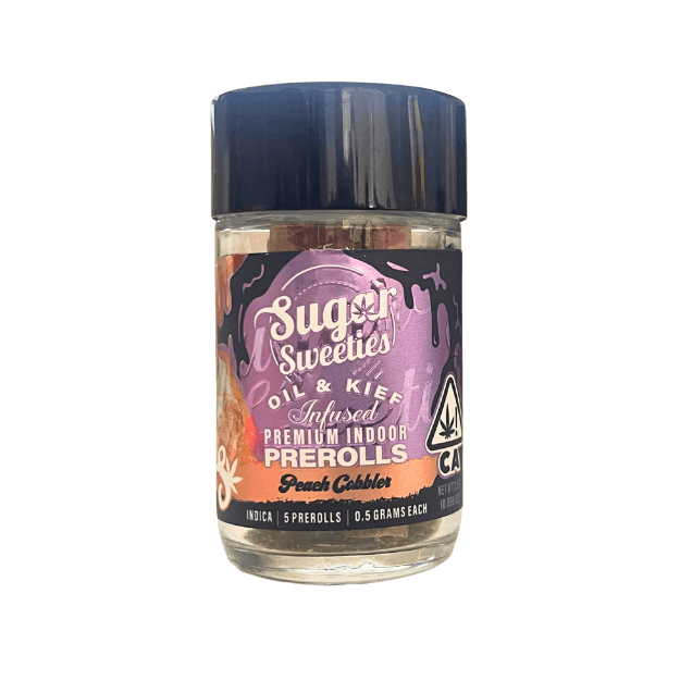 Sugar Sweeties | Vanilla Bean Mochi | 5PK Indica Infused Prerolls 2.5g