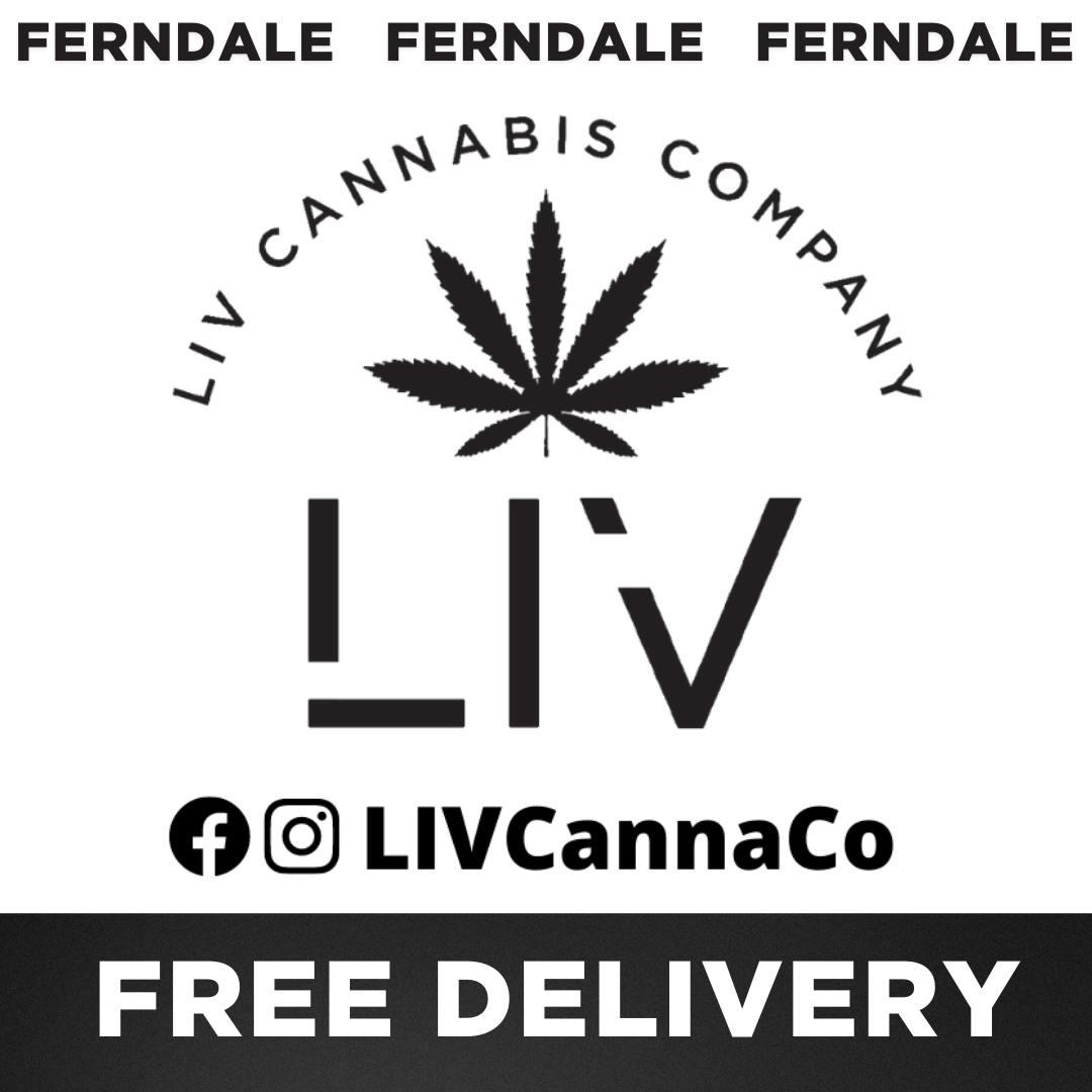LIV Ferndale Delivery- Recreational logo - Cannabis delivery service in Pleasant Ridge