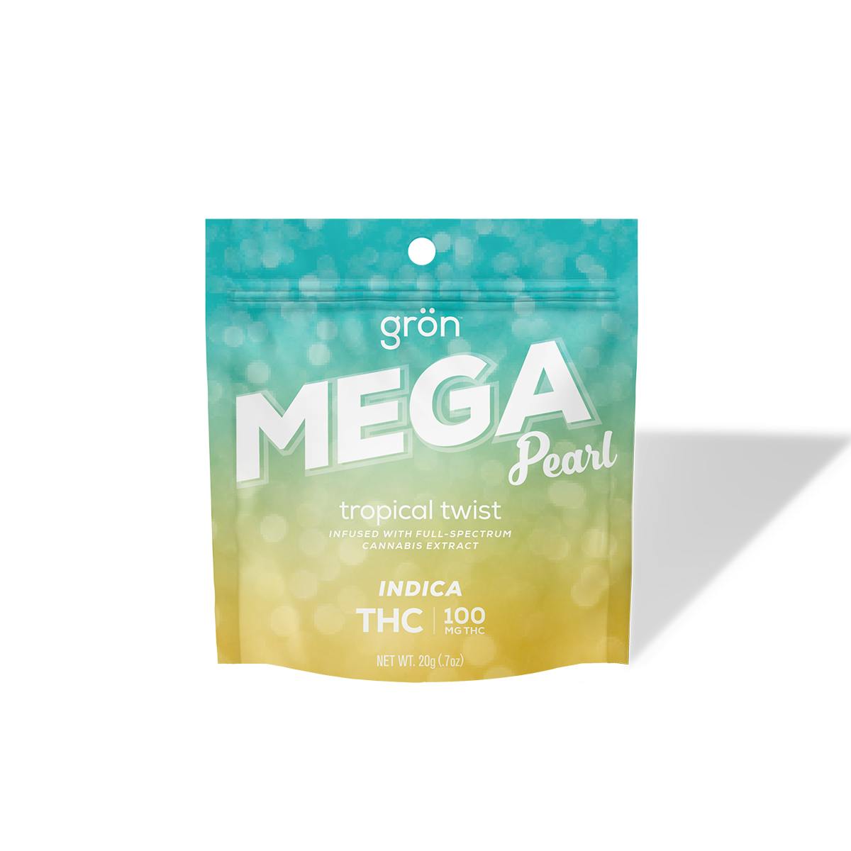 Grön THC Tropical Twist Mega Pearl - Indica