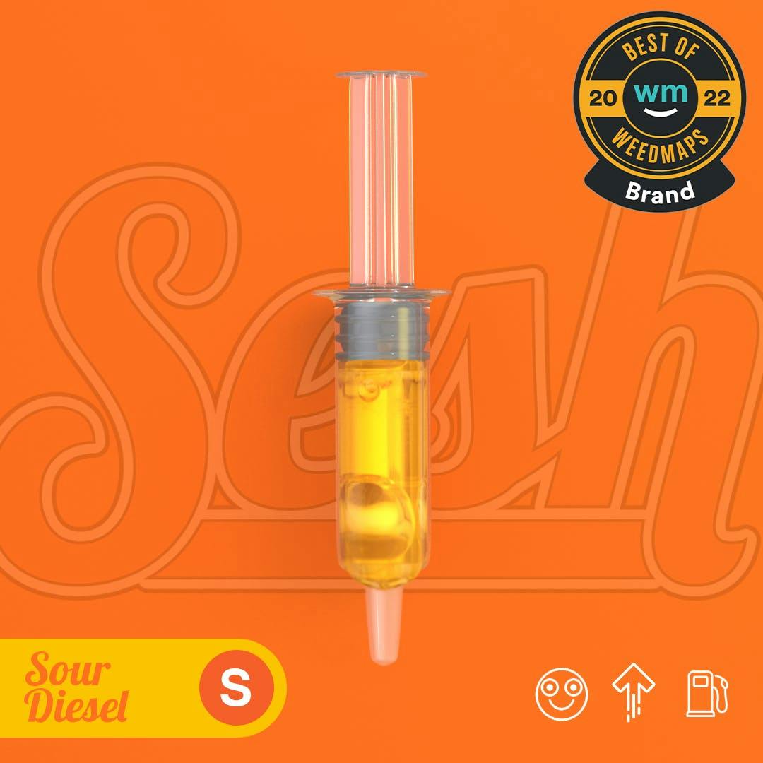 Sesh Distillate Syringe (1g) - Sour Diesel