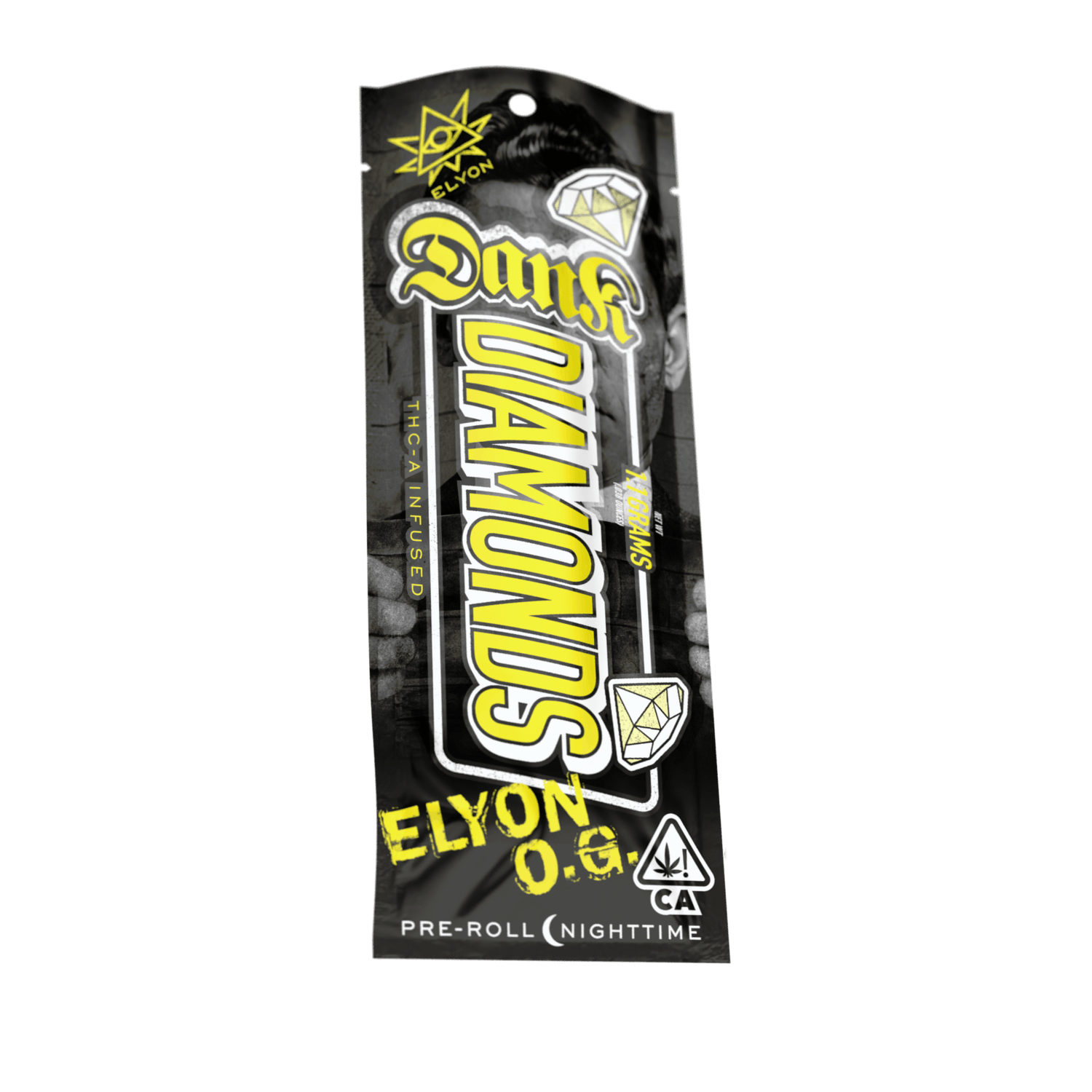 Elyon OG | Dank Diamonds Infused Pre-Roll | 1.1 Grams