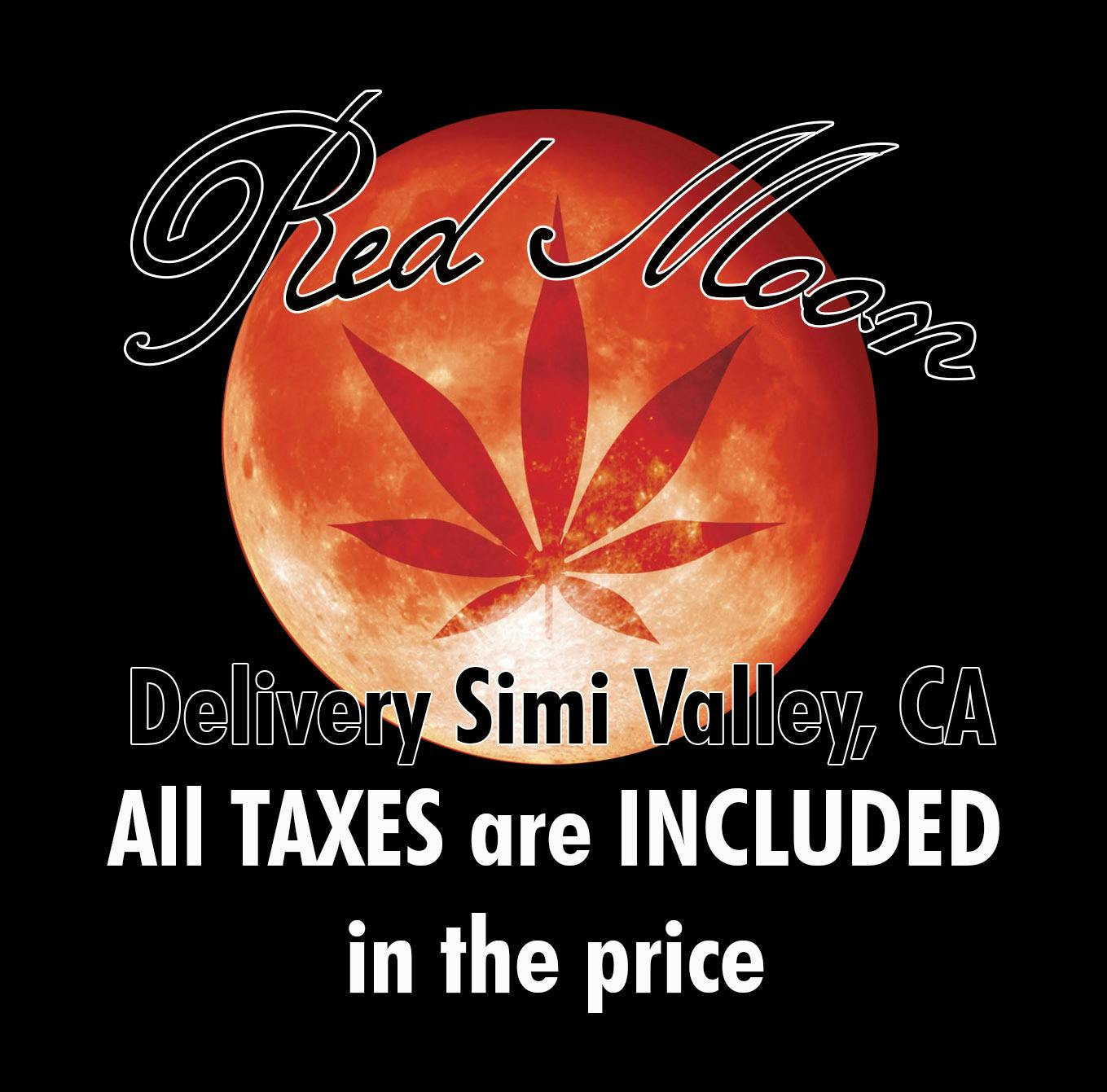 Red Moon Delivery logo - Cannabis delivery service in Simi Valley