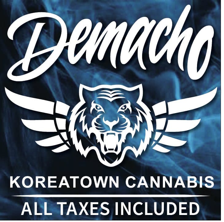 Demacho Delivery logo - Cannabis delivery service in Korea Town / Echo Park