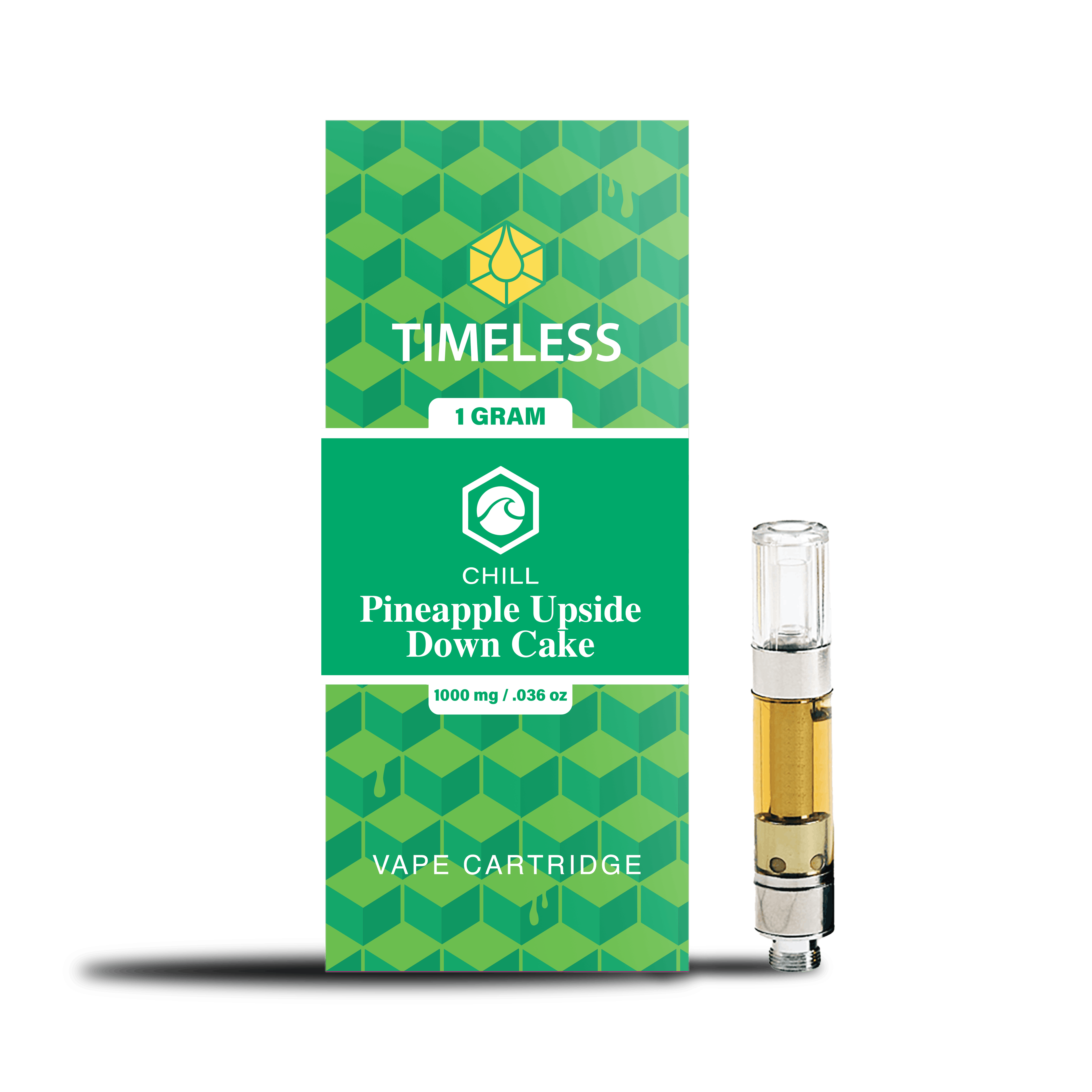 Timeless Pineapple Upside Down Cake 1000mg Vape Cartridge (Chill)