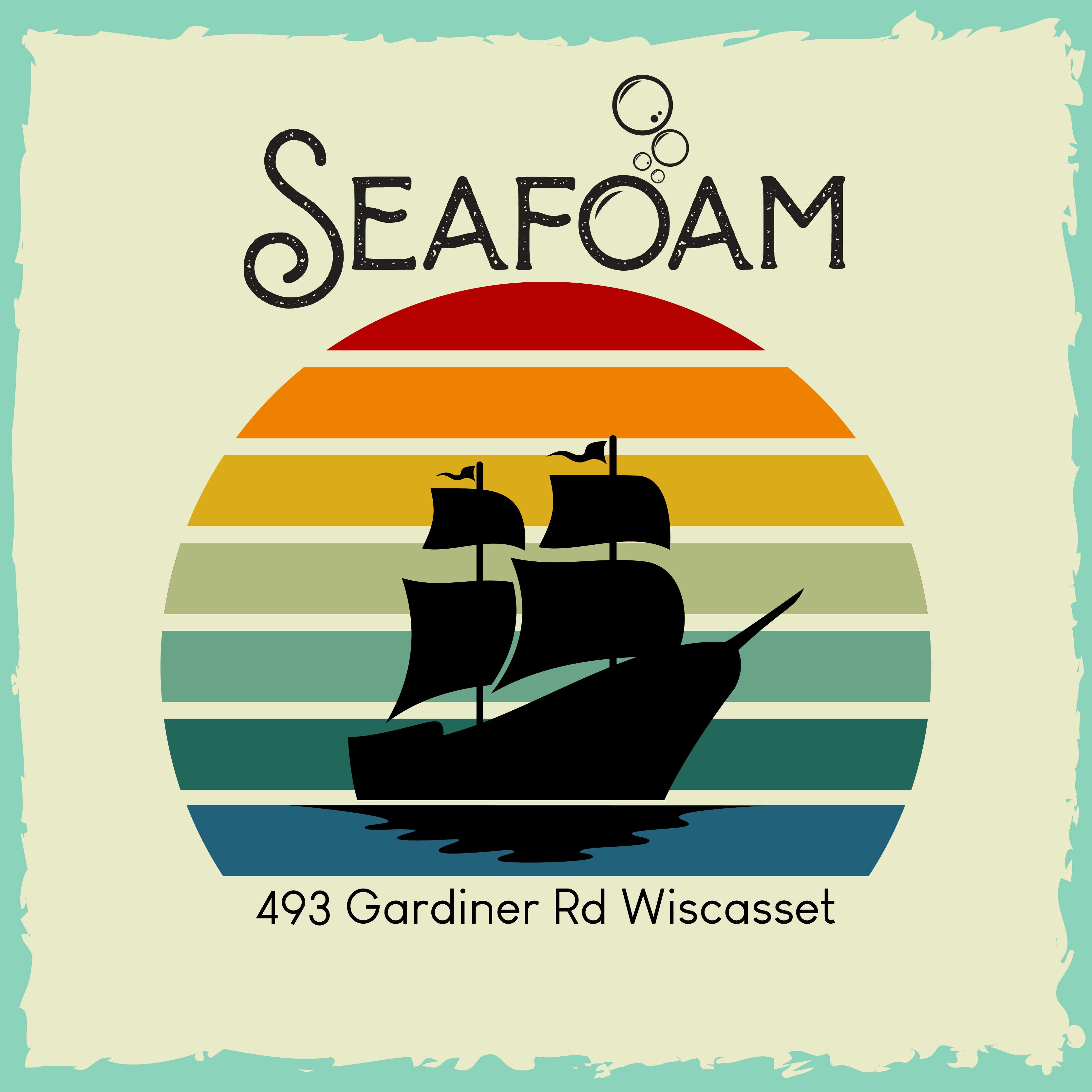 Seafoam logo - Cannabis delivery service in Woolwich