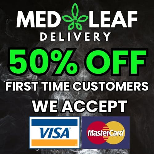MedLeaf Delivery logo - Cannabis delivery service in Carlsbad