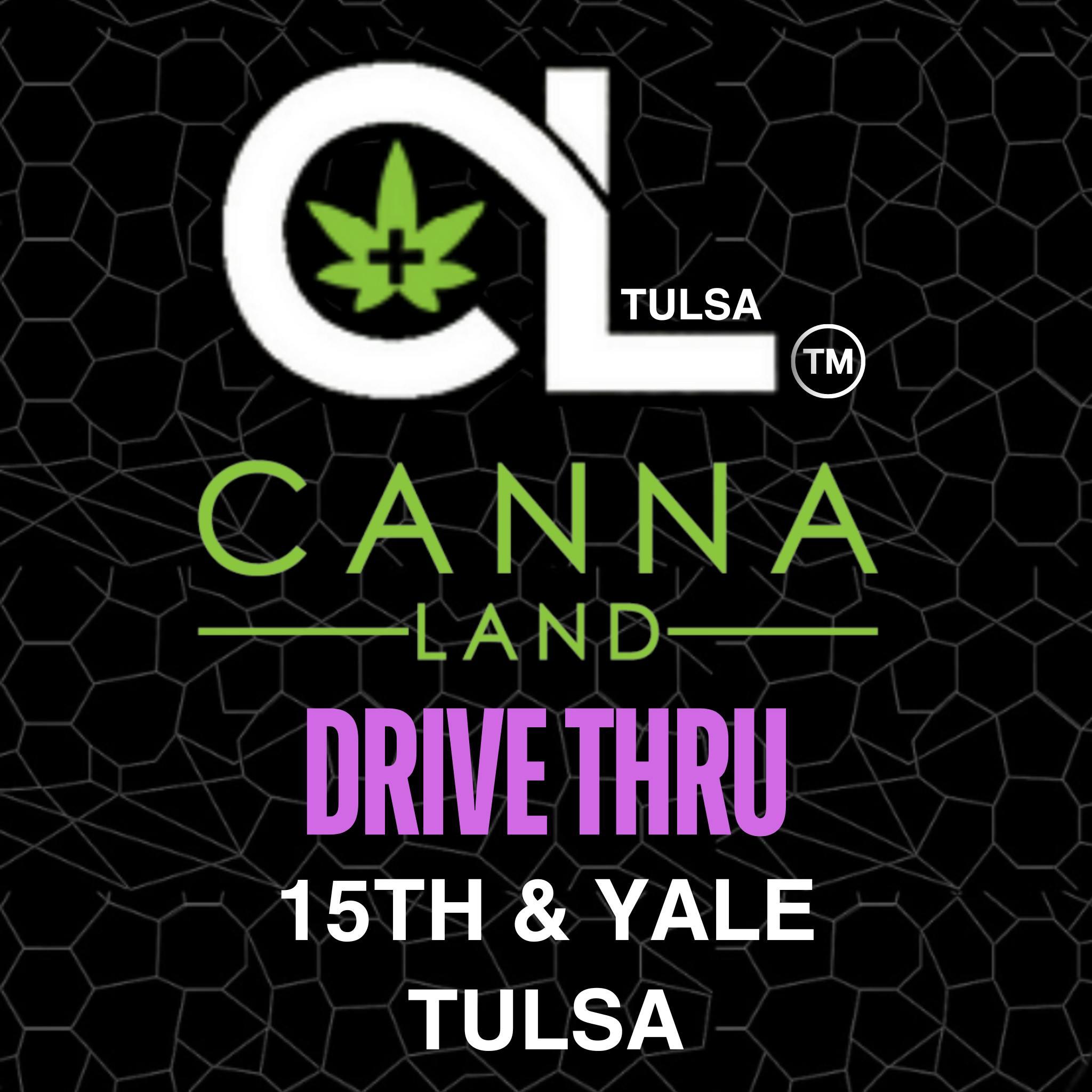 Canna Land - Tulsa - DRIVE THRU logo