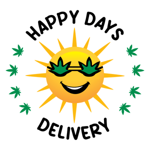 Happy Days Delivery logo - Cannabis delivery service in Apple Valley