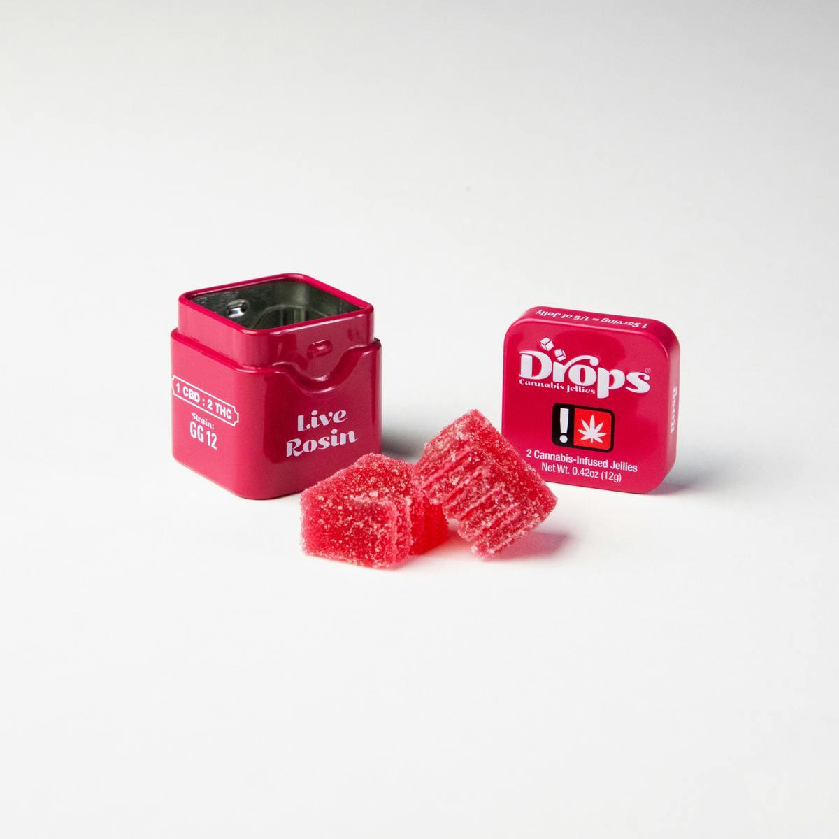 Drops – Raspberry 2-Piece (1:2 CBD:THC)