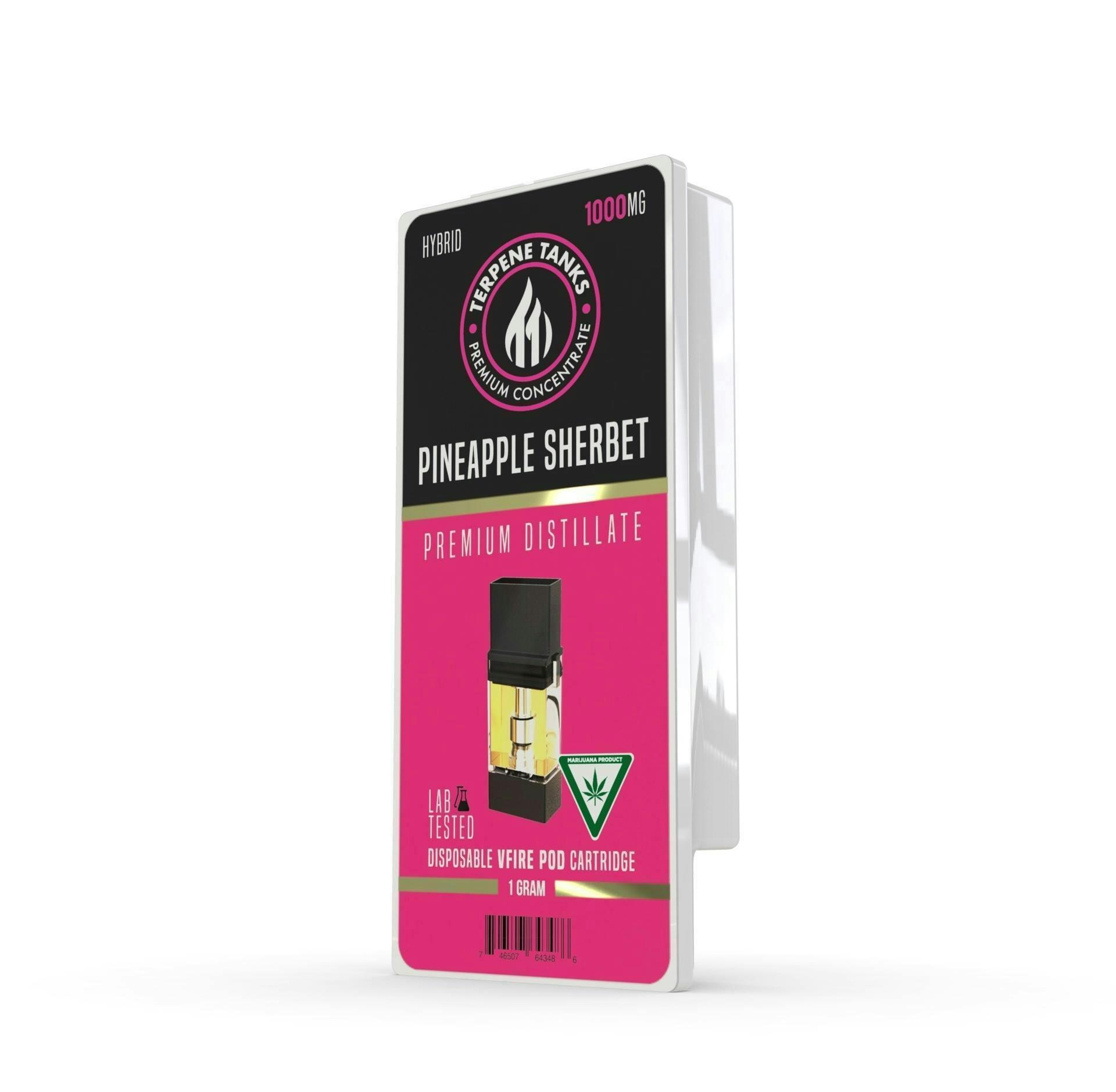 Terpene Tanks Pineapple Sherbet V-Fire Pod 1g