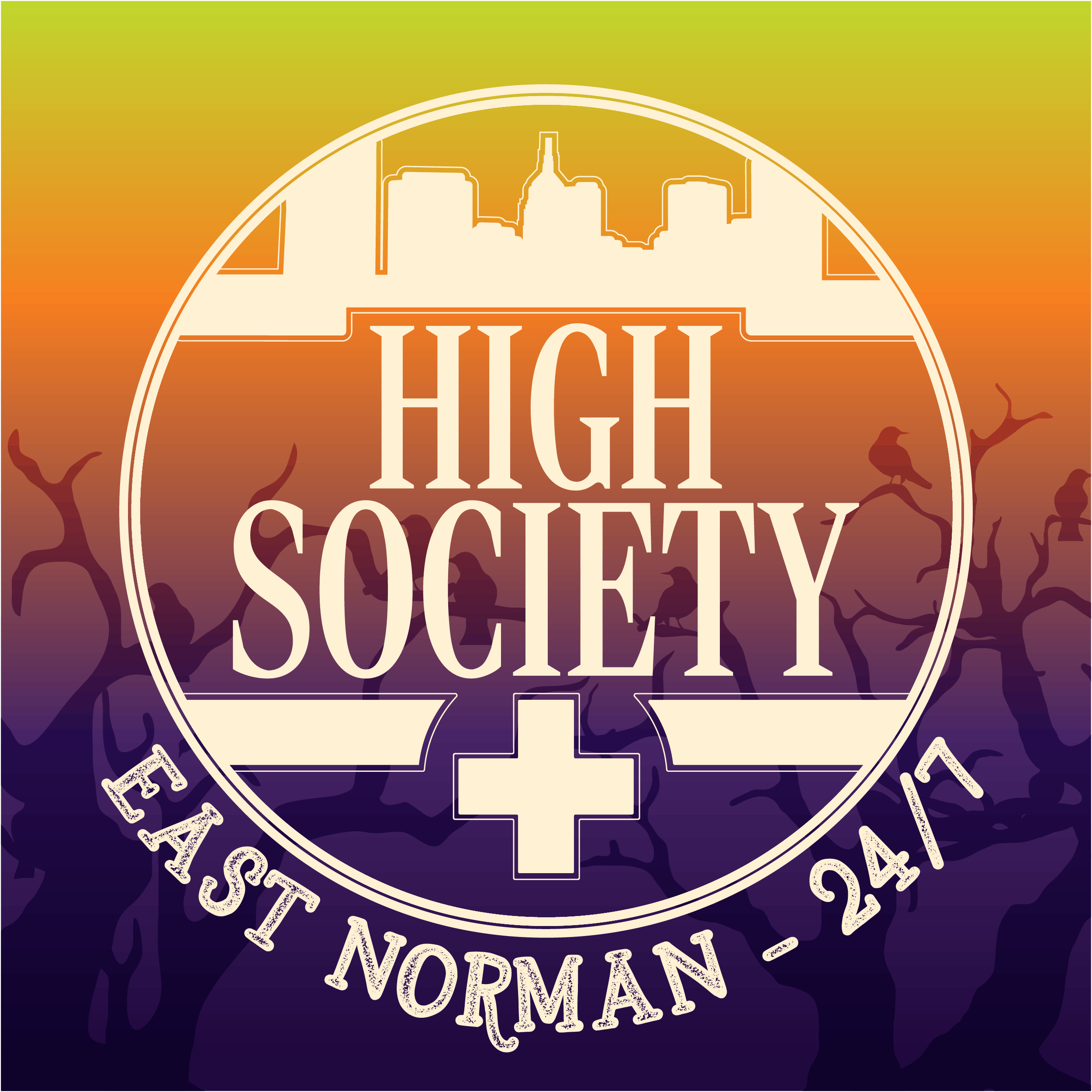 High Society - East Norman logo