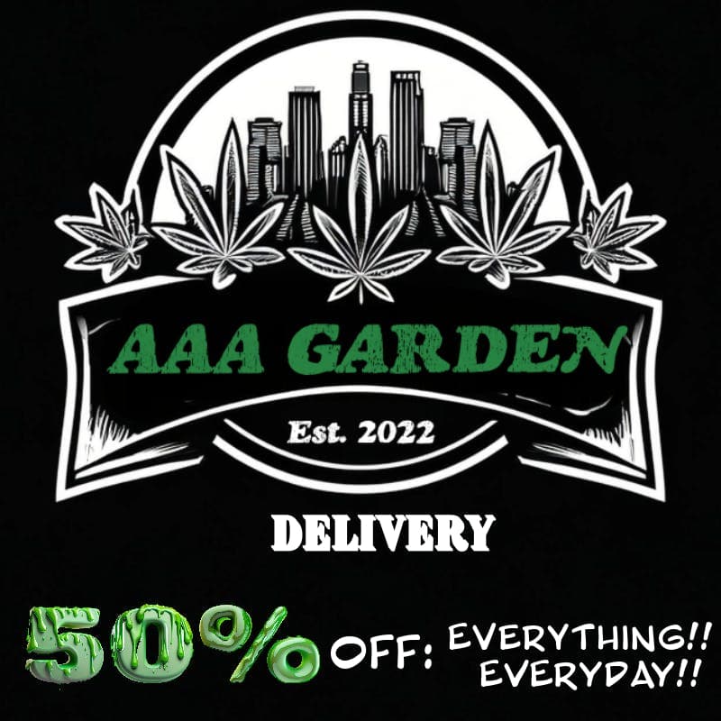 AAA GARDEN logo - Cannabis delivery service in Coachella