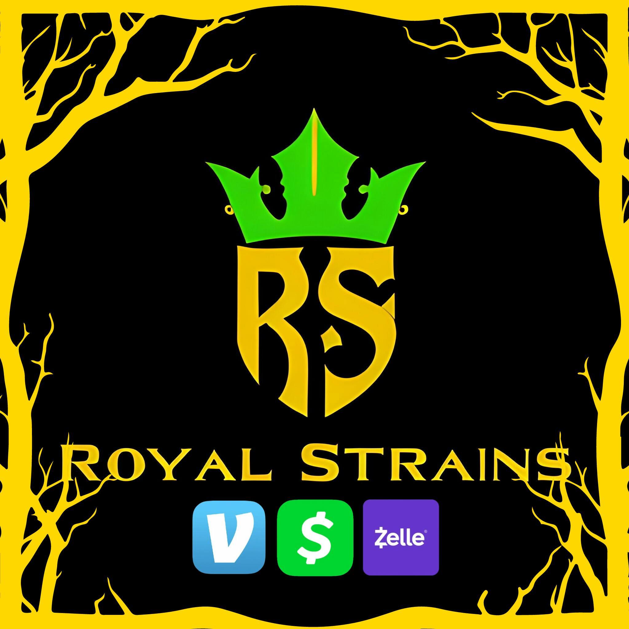 Royal Strains logo - Cannabis delivery service in Riverside