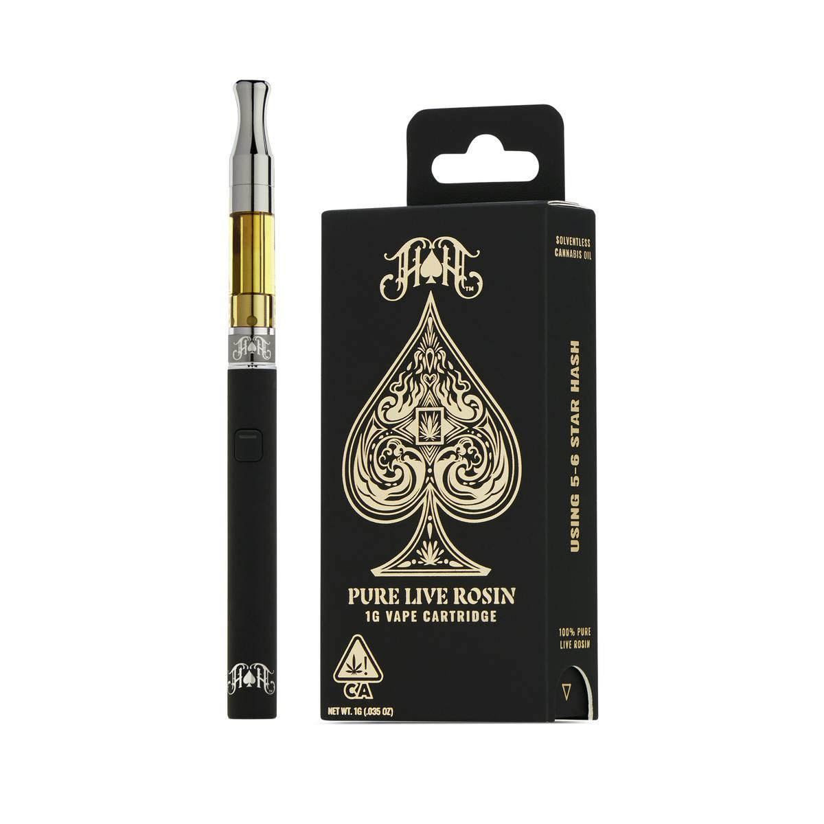 GMO x OZK | I - 100% Pure Live Rosin Solventless Oil - 1G Vape Cart