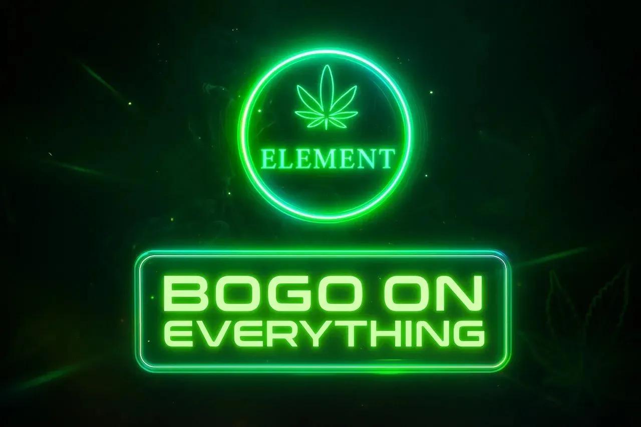 Element storefront banner - recreational and medical marijuana delivery