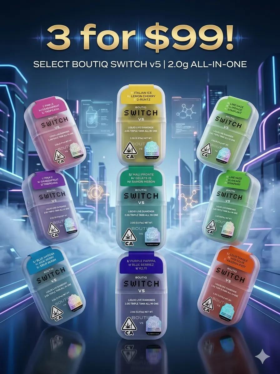 3 Boutiq 2G disposables $99
